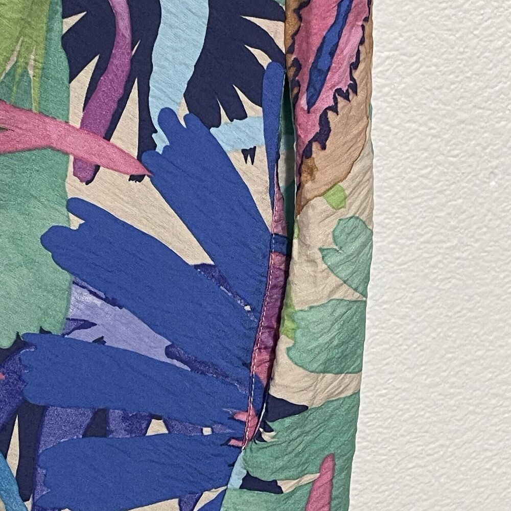 LC Waikiki Dress Women Size 36 Floral Printed Midi A-Line Heart Collar Sundress - Picture 4 of 5